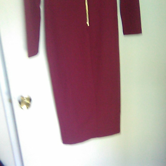 Premier Amour dress burgundy wine sz 8 nwts - Picture 9 of 12